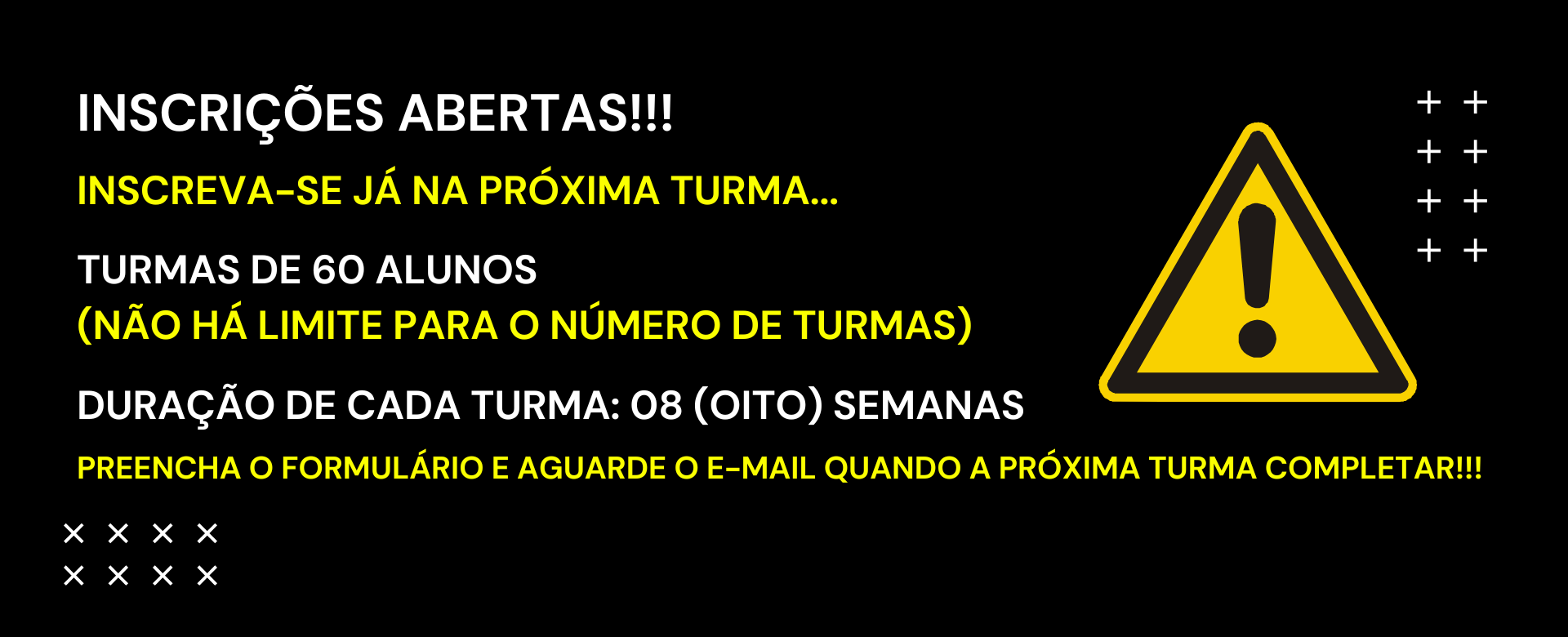 Inscrições Abertas